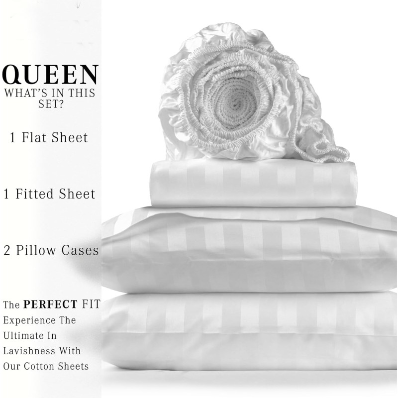 Egyptian Cotton Sheets Factory - 300 Thread Count Hotel Luxury