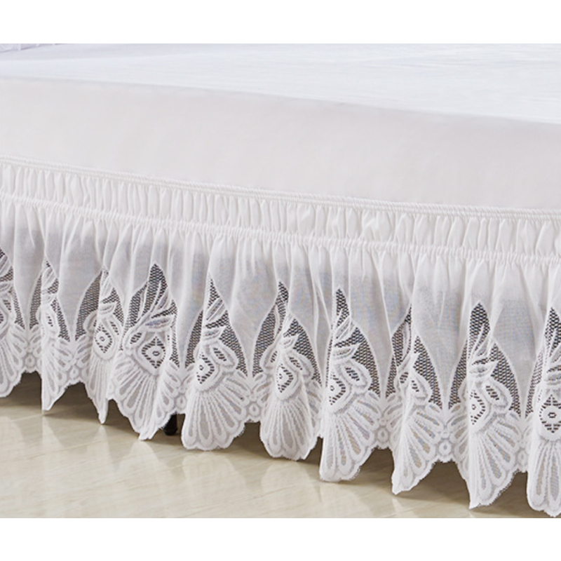 Bed Skirt Factory - American Elastic Lace Embroidered