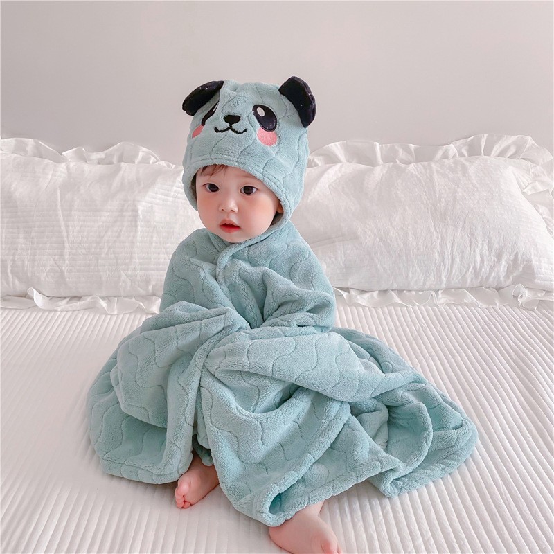 Hooded Towel Factory - Wholesale Cartoon Quick Dry Coral