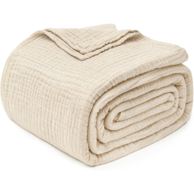 Muslin Throw Blanket Factory - 100% Cotton 4 Layer Lightweight