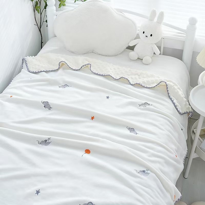 Baby Blanket Factory - Lightweight Fuzzy Plush Milk Fleece