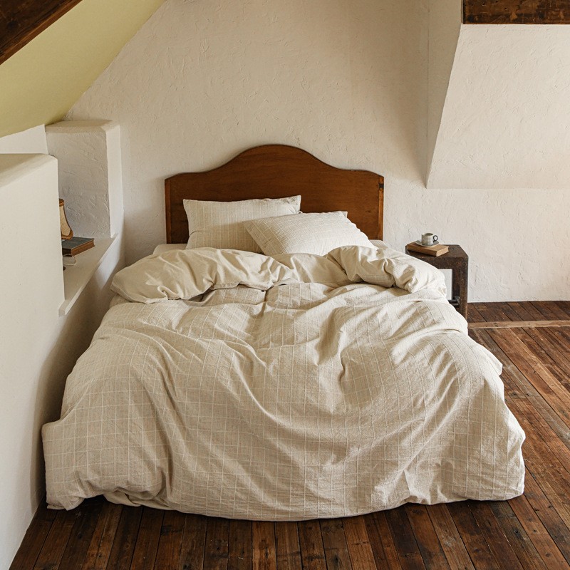 Linen Duvet Cover Set Factory - 100% Flax Boho French Linen