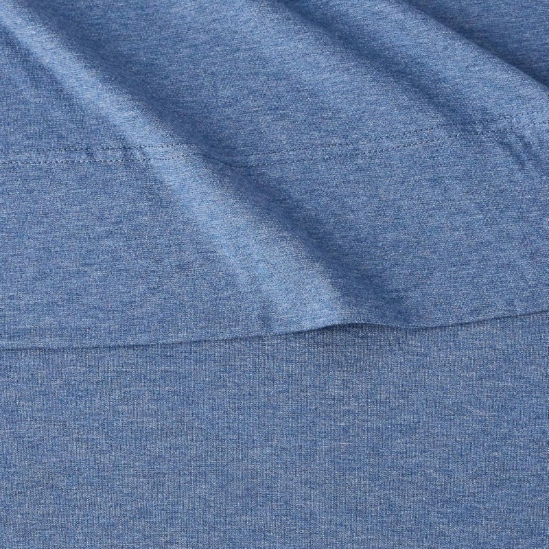 Queen Sheet Set Factory - 4 Piece 100% Cotton Jersey Solid