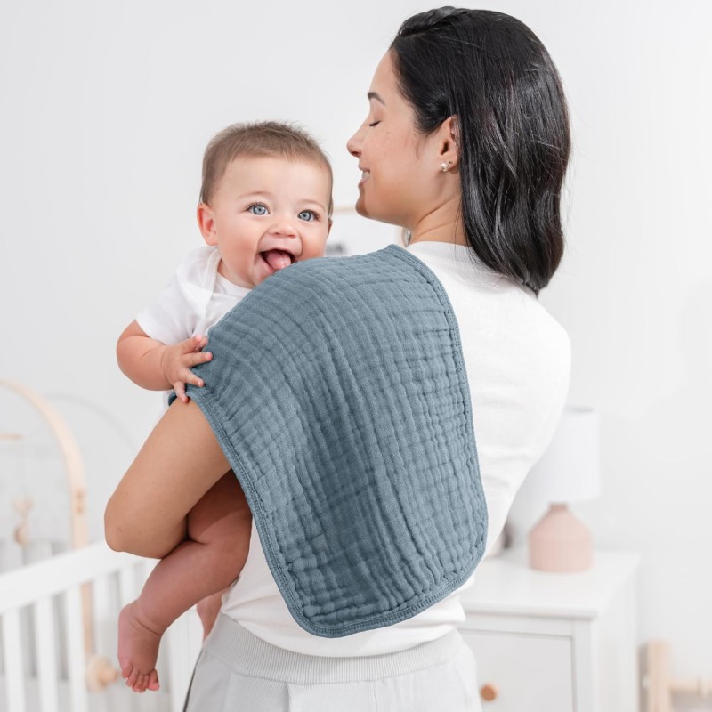 Burp Cloths Factory - 100% Cotton Muslin Ultra Absorbent