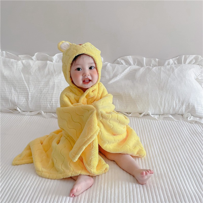 Hooded Towel Factory - Wholesale Cartoon Quick Dry Coral