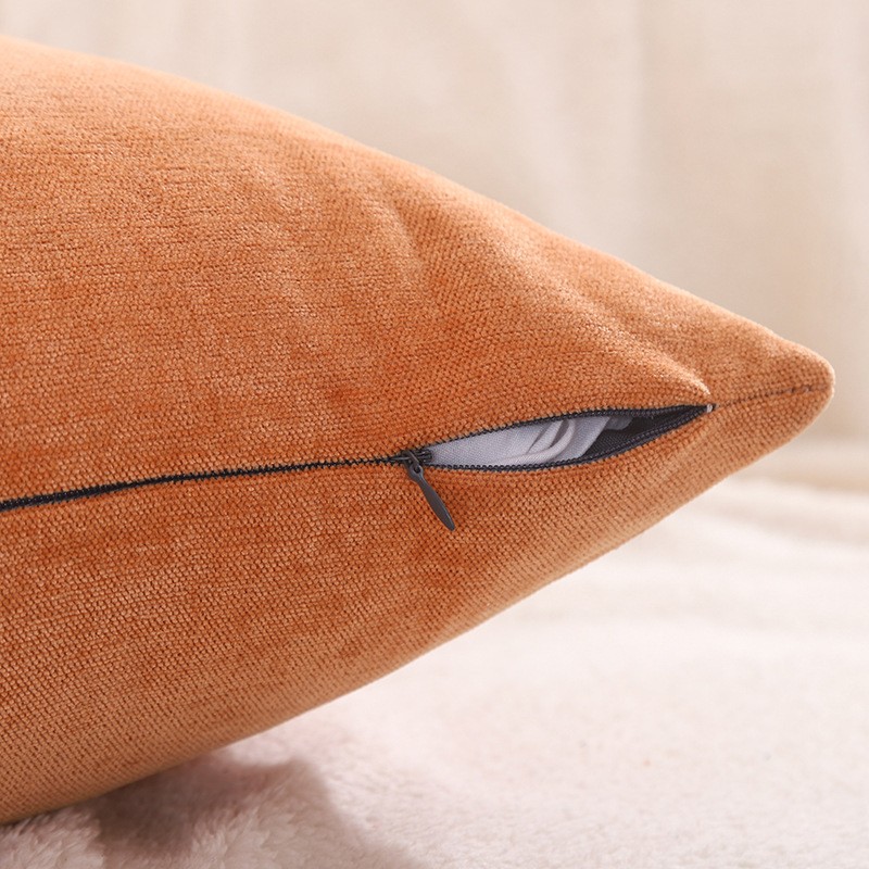 Chenille Pillow Case Factory - Solid Color Knitted Bag