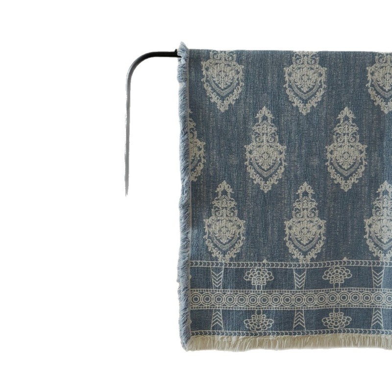 Knitted Throw Blanket Factory - 100% Cotton Embroidered