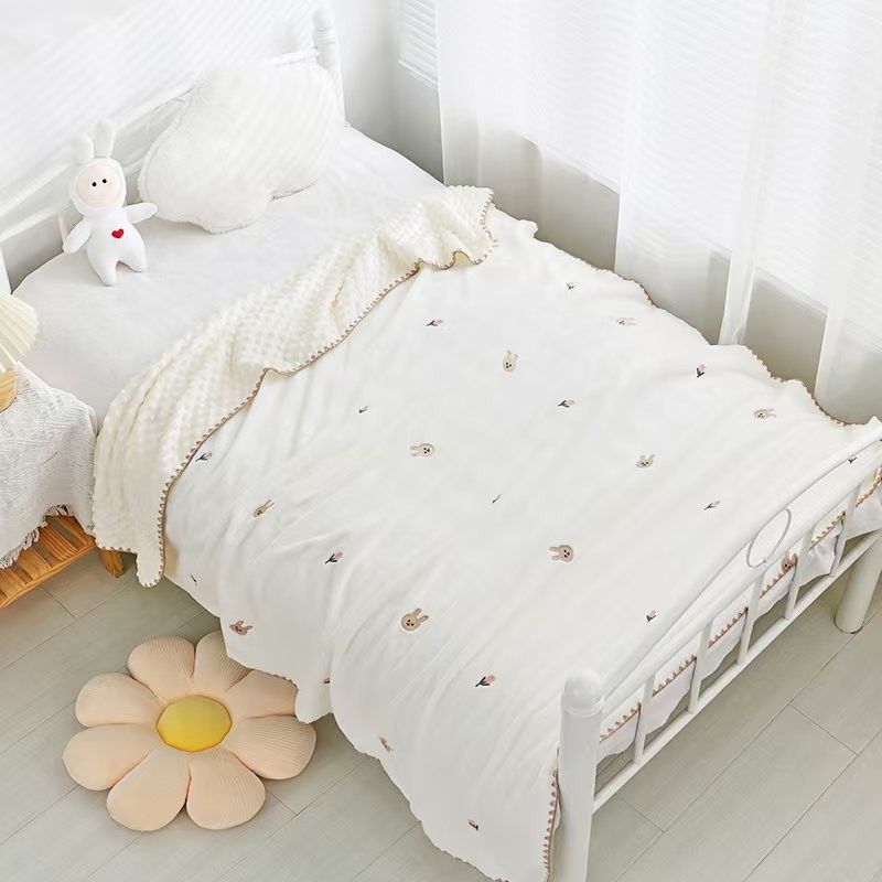 Baby Blanket Factory - Lightweight Fuzzy Plush Milk Fleece