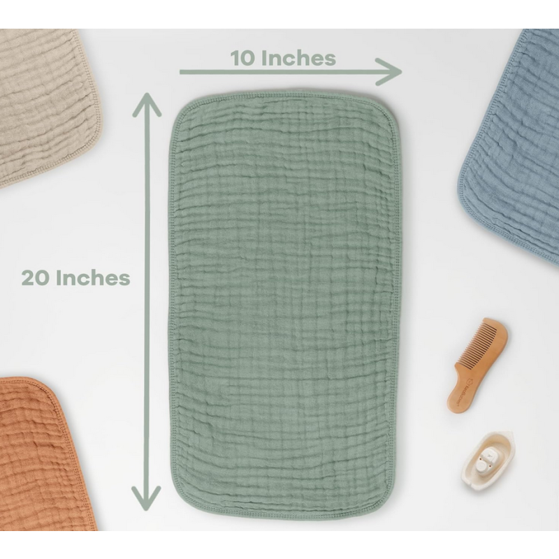 Burp Cloths Factory - 100% Cotton Muslin Ultra Absorbent