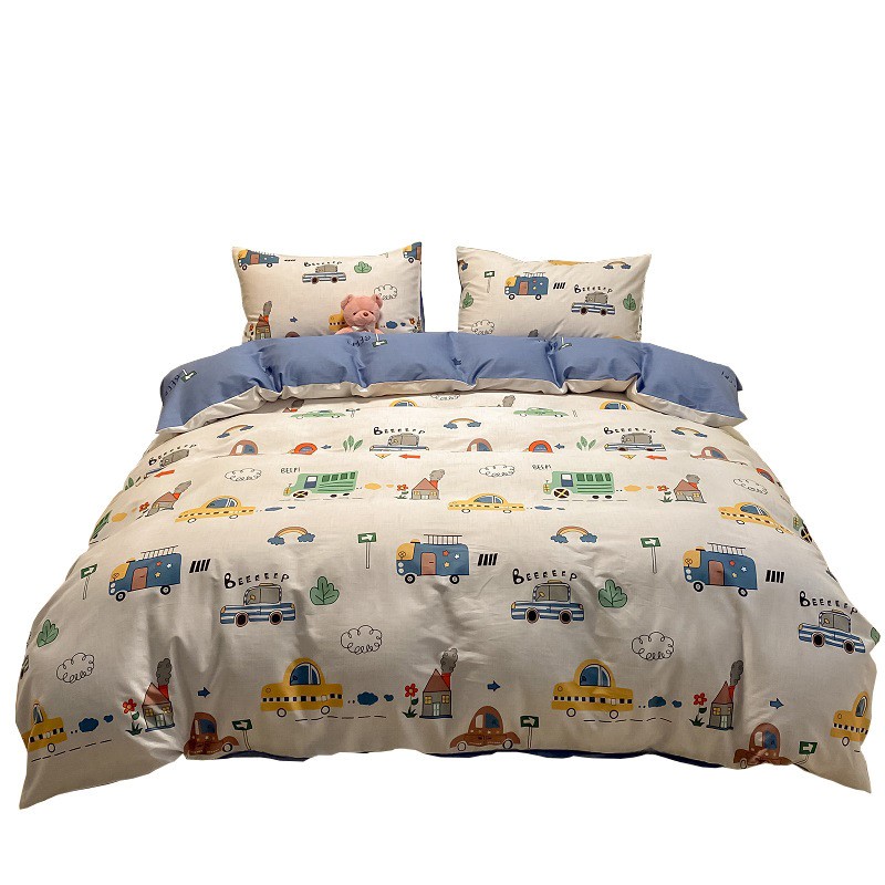 Children's Duvet Cover Factory - 100% Cotton Cartoon Cars