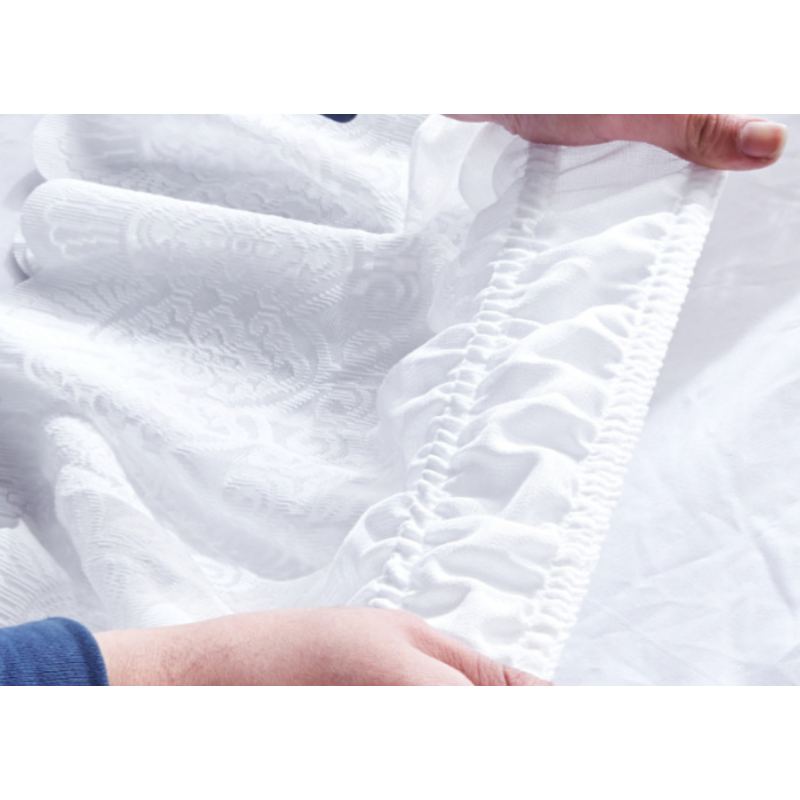 Bed Skirt Factory - 16 Inches Floral Pattern Elastic