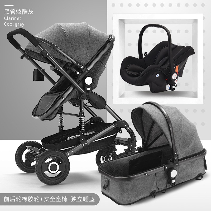 Child Stroller Manufacturer - Folding Green Linen Aluminum