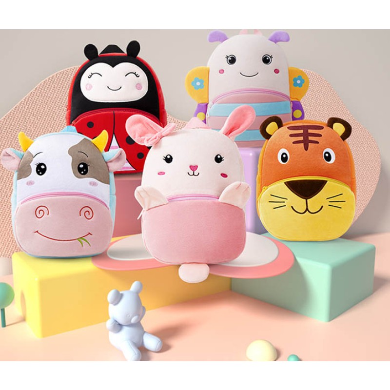 School Backpack Manufacturer - 3D Cartoon Plush Animal