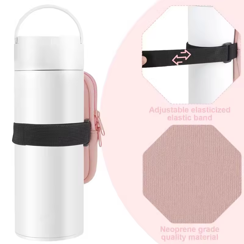 Water Bottle Pouch Manufacturer - Gym 40oz Cup Purse