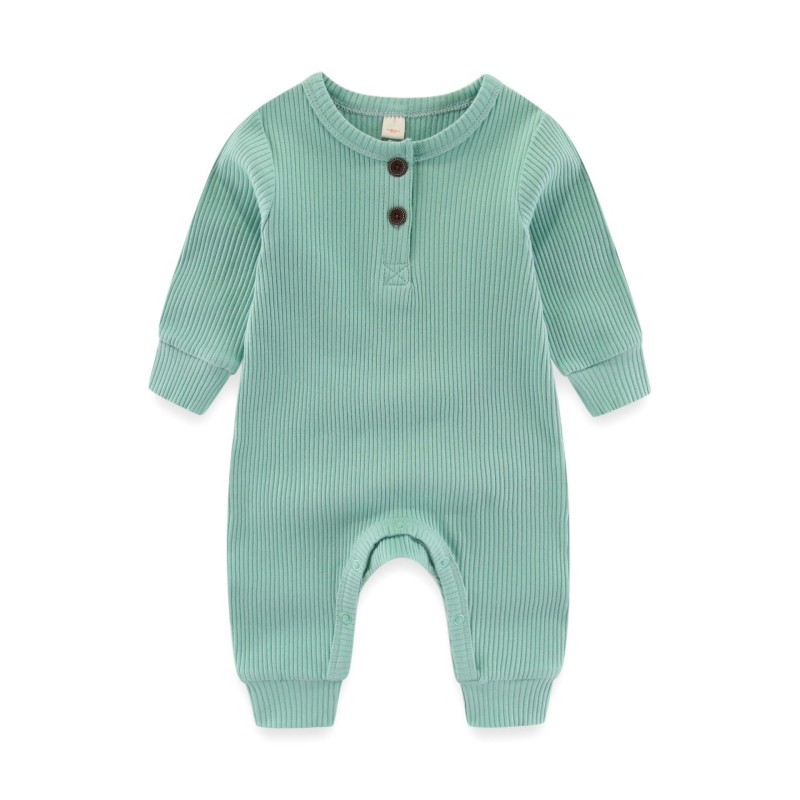 Infant Jumpsuit Manufacturer - Top Snap Button Long Sleeve