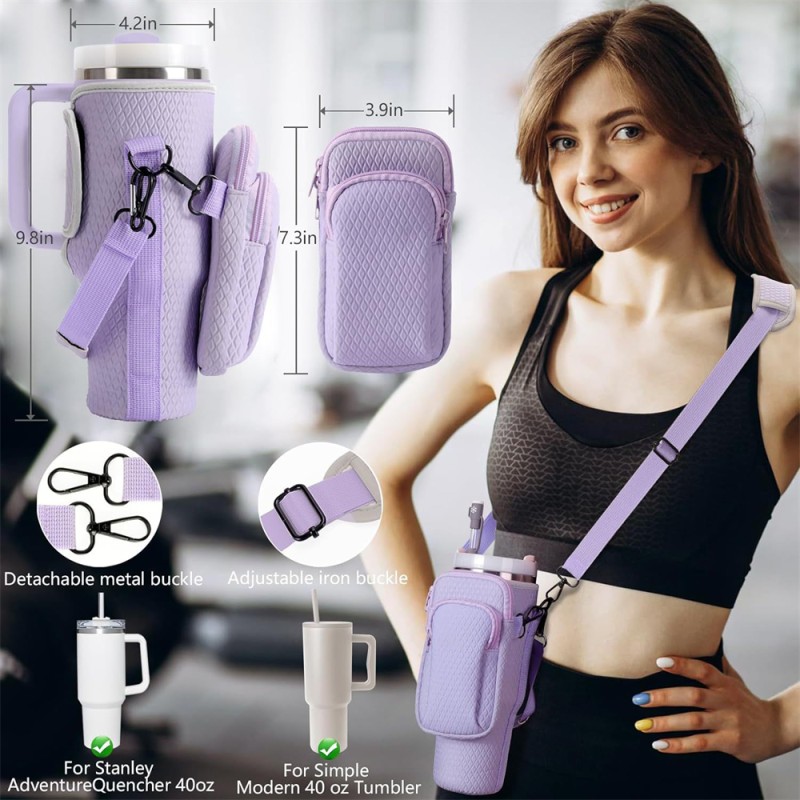 Water Bottle Bag Manufacturer - 32OZ Crossbody Sling Holder