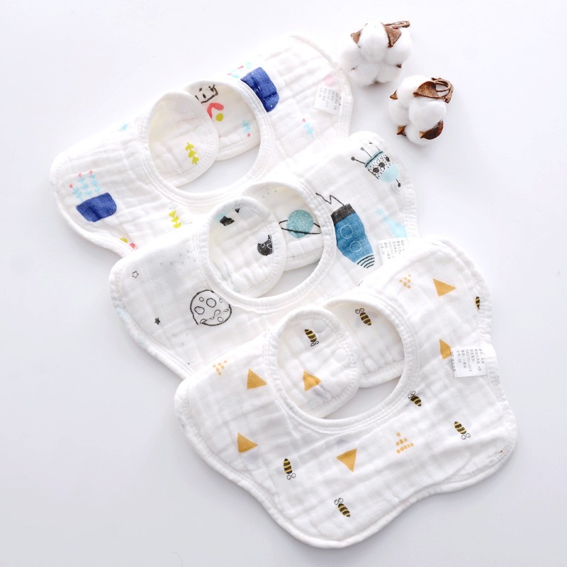 Baby Bibs Manufacturer - Organic Muslin Waterproof Teething