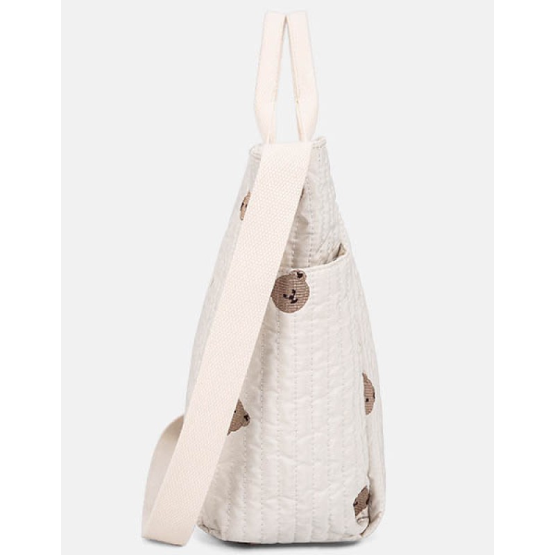 Diaper Bag Manufacturer - Animal Bear Embroidery Tote