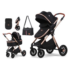 Baby Stroller Manufacturer - Luxury 4 in 1 Foldable