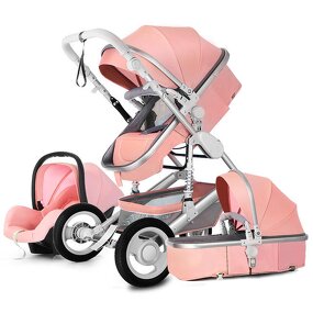Child Stroller Manufacturer - Folding Green Linen Aluminum