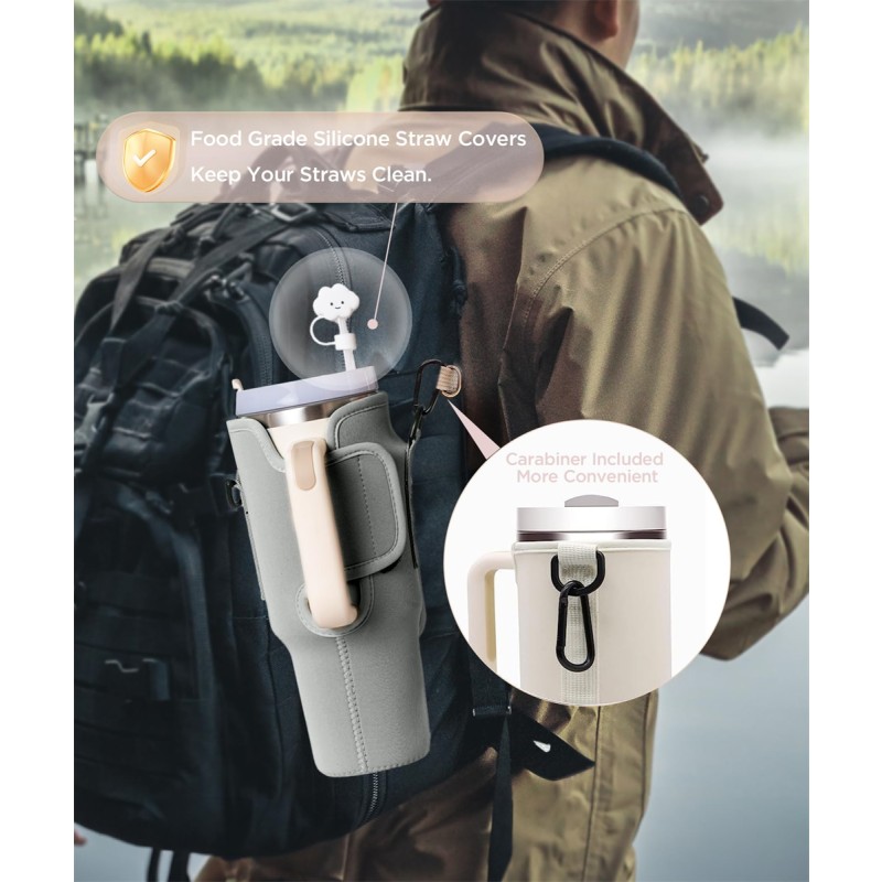 Water Bottle Carrier Manufacturer - Neoprene Insulator Adjustable