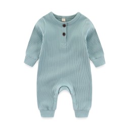 Infant Jumpsuit Manufacturer - Top Snap Button Long Sleeve