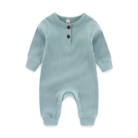 Infant Jumpsuit Manufacturer - Top Snap Button Long Sleeve