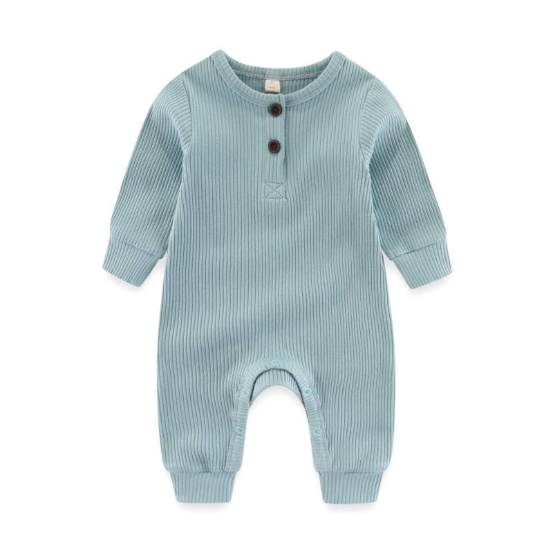 Infant Jumpsuit Manufacturer - Top Snap Button Long Sleeve