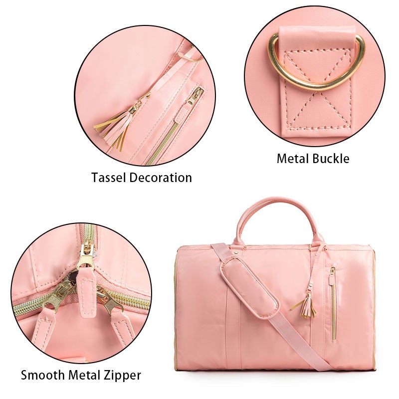 Duffel Bag Manufacturer - Wholesale Custom Print Pink