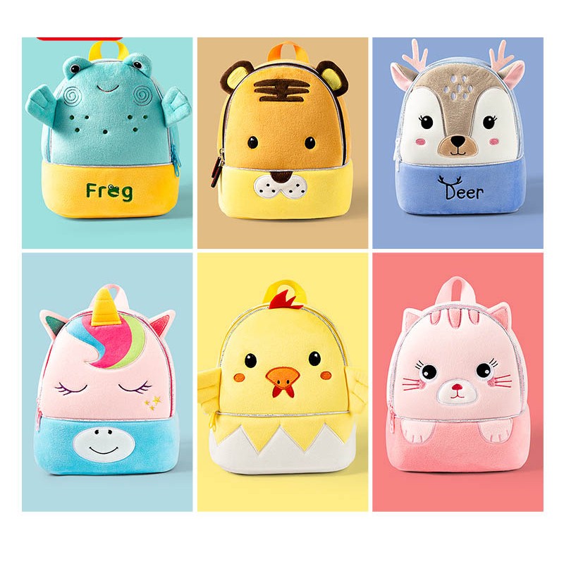 School Backpack Manufacturer - 3D Cartoon Plush Animal