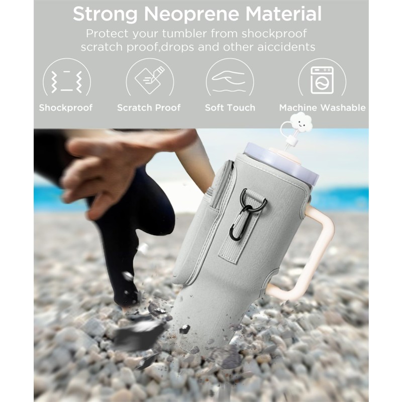 Water Bottle Carrier Manufacturer - Neoprene Insulator Adjustable