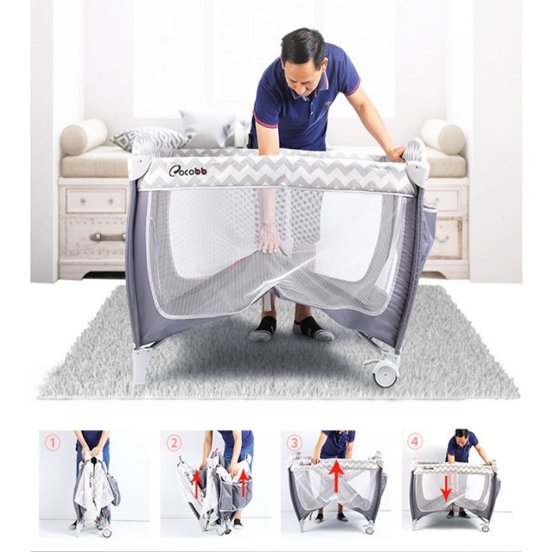 Baby Crib Manufacturer - High Quality One Hand Folding