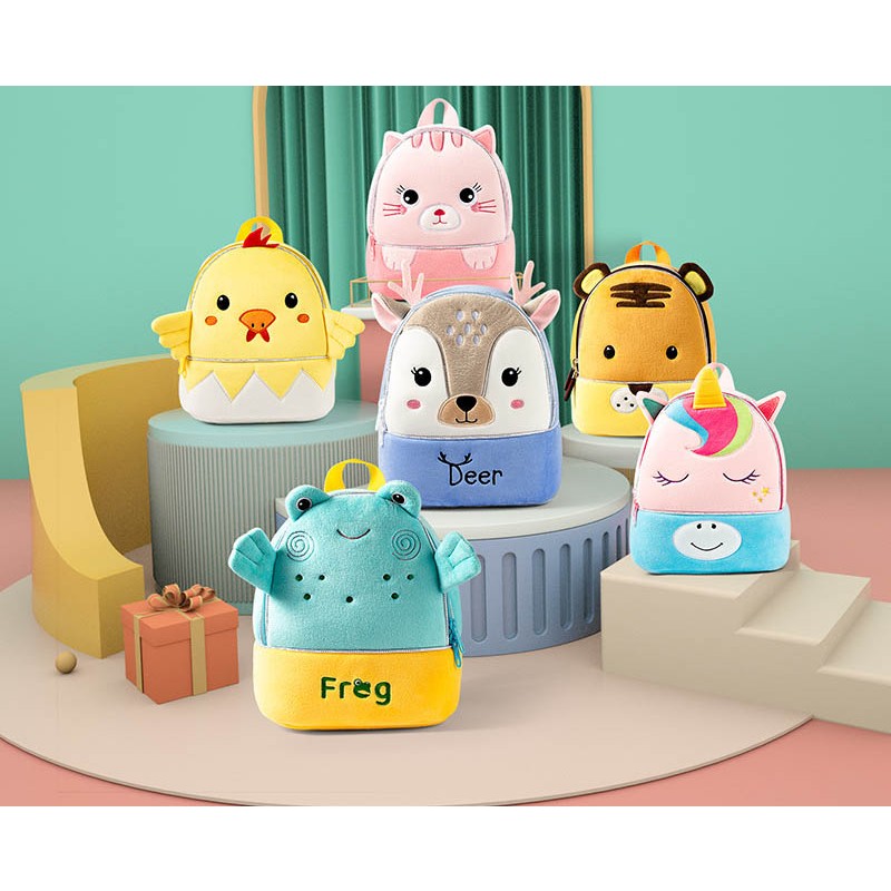 School Backpack Manufacturer - 3D Cartoon Plush Animal