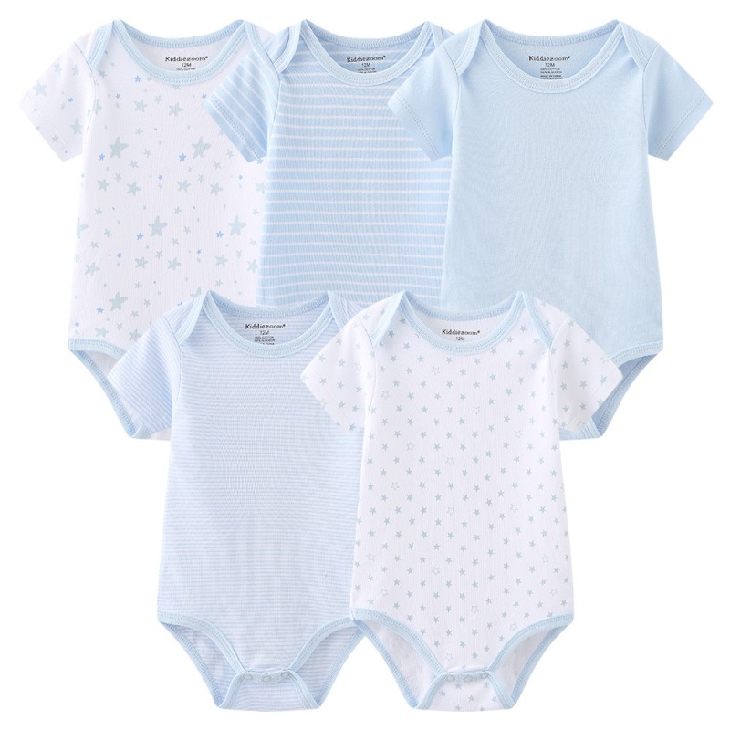 Baby Romper Set Manufacturer - Wholesale 5pcs Custom Print
