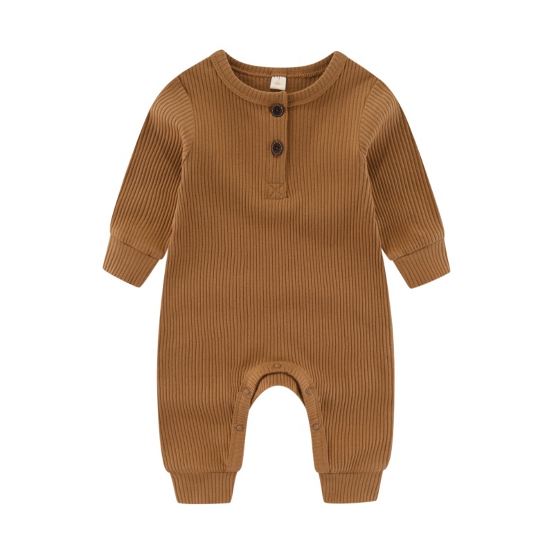 Infant Jumpsuit Manufacturer - Top Snap Button Long Sleeve