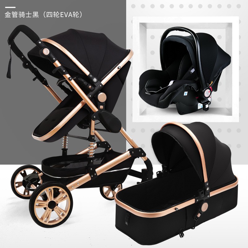 Child Stroller Manufacturer - Folding Green Linen Aluminum