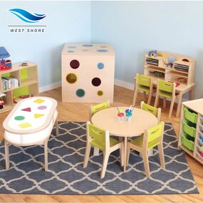 Daycare Furniture Set Manufacturer - Montessori Wooden Table