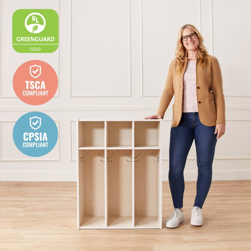 Cloakroom Unit Manufacturer - Montessori Coastal Cubbies