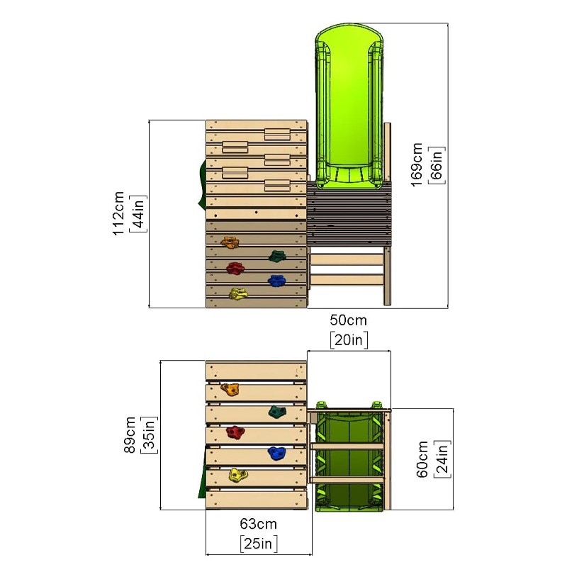 Cubby House Manufacturer - Outdoor Wooden Swing