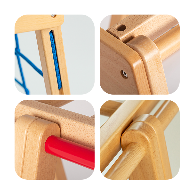 Climbing Frame Manufacturer - Foldable Wooden Ladder