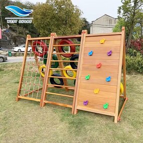 Playground Set Manufacturer - Outdoor Wooden Slide