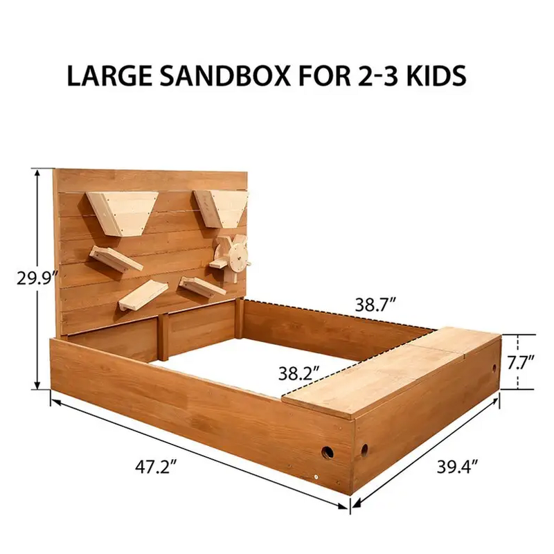 Sandpit Manufacturer - Wooden Waterproof Storage