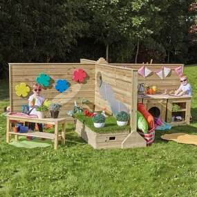 Playroom Divider Manufacturer - Outdoor Wood Divided Rooms
