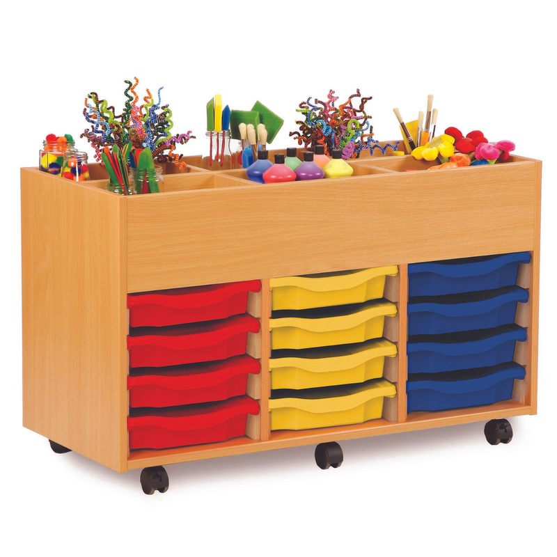 Storage Unit Manufacturer - Mobile Art Wooden Cabinet
