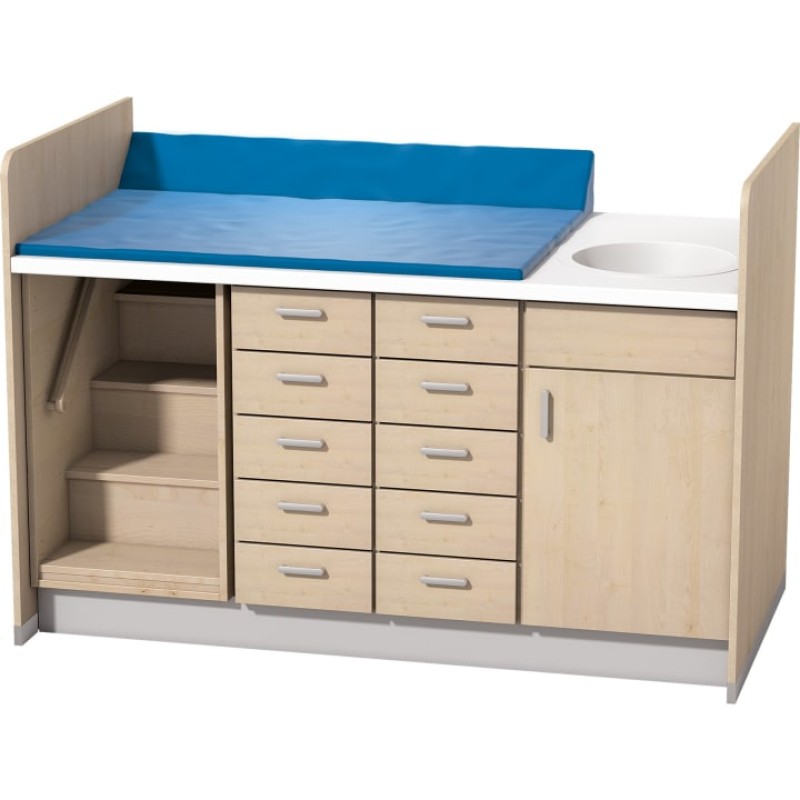 Changing Station Manufacturer - Montessori Storage Steps Unit