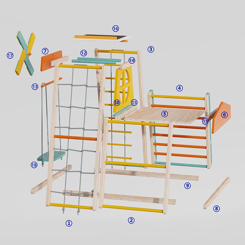 Climbing Frame Manufacturer - Wholesale with Blackboard