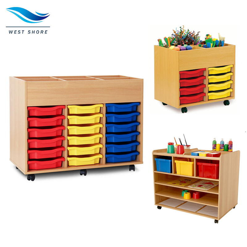 Storage Unit Manufacturer - Mobile Art Wooden Cabinet