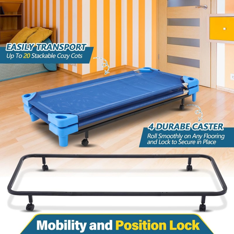 Daycare Cot Manufacturer - Montessori Mesh Toddler Nap Bed