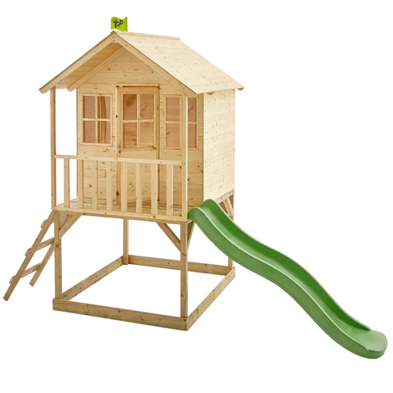 Playhouse Manufacturer - Outdoor Wooden Tower Slide