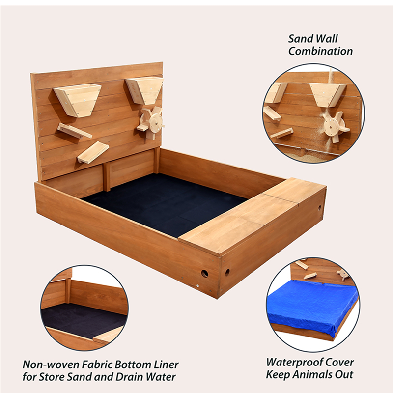 Sandbox Manufacturer - 2 in 1 Wooden Storage Seats